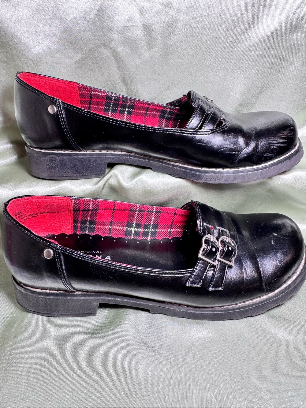 Arizona Jean Co MaryJane Classic Patent Vegan Leather Whimsigoth Size 7.5